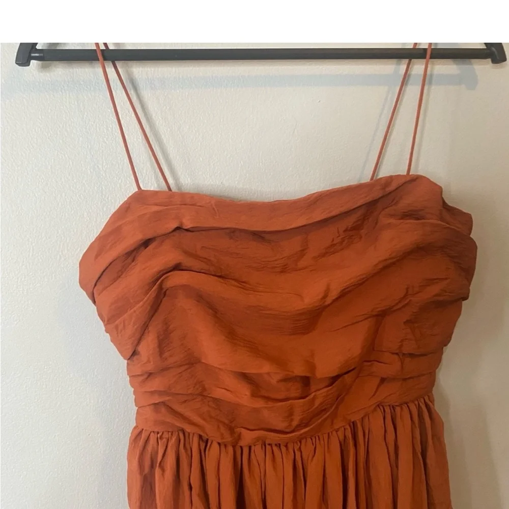 Anthropologie The Lorelei Ruched Bodice Midi Dress - Picture 8 of 9